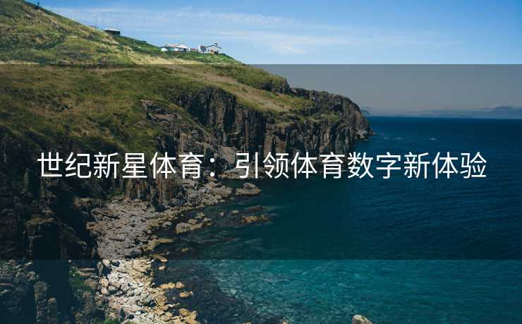 世纪新星体育：引领体育数字新体验