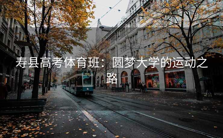 寿县高考体育班：圆梦大学的运动之路