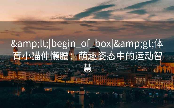 <|begin_of_box|>体育小猫伸懒腰：萌趣姿态中的运动智慧